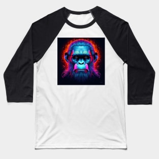 Apes Together Strong Neon Pop Art 2 Baseball T-Shirt